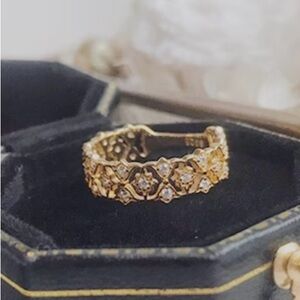 14k gold tulip ring size 4.75